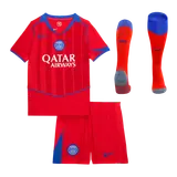 PSG Third Away Kids Soccer Jerseys Full Kit 2025/26