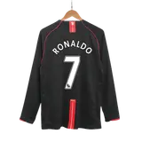 Retro Soccer Jersey RONALDO #7 Manchester United Away Long Sleeve 2007/08