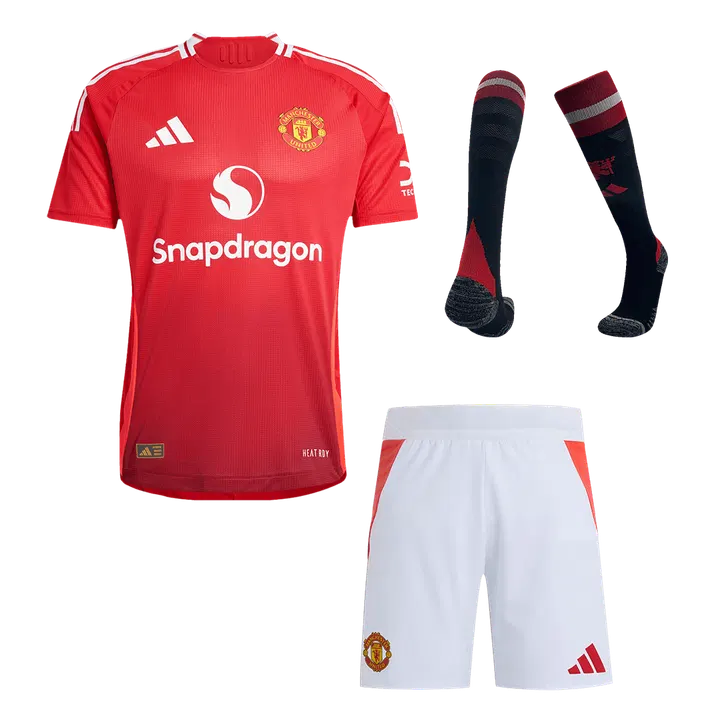 Manchester United Home Player Version Jerseys Full Kit