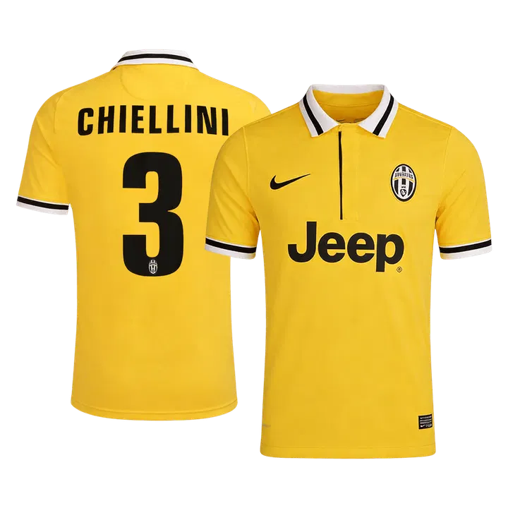 Retro Soccer Jersey CHIELLINI #3 Juventus Away 2013/14
