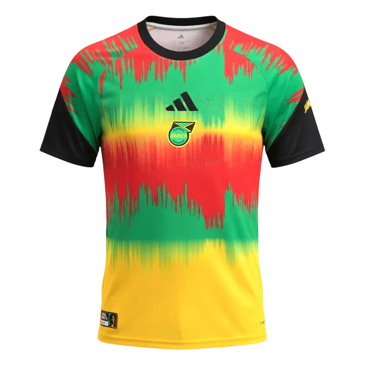 Jamaica Pre-Match Soccer Jersey World Cup 2026 Colorful