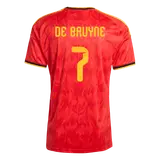 DE BRUYNE #7 Belgium Home Soccer Jersey World Cup 2026