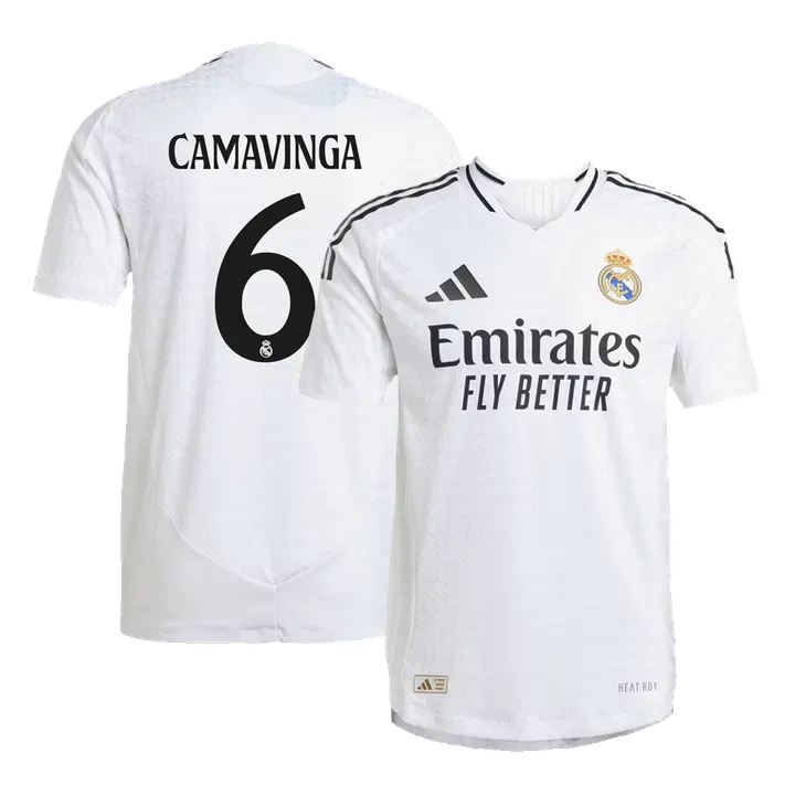 CAMAVINGA #6 Real Madrid Home Player Version Jersey