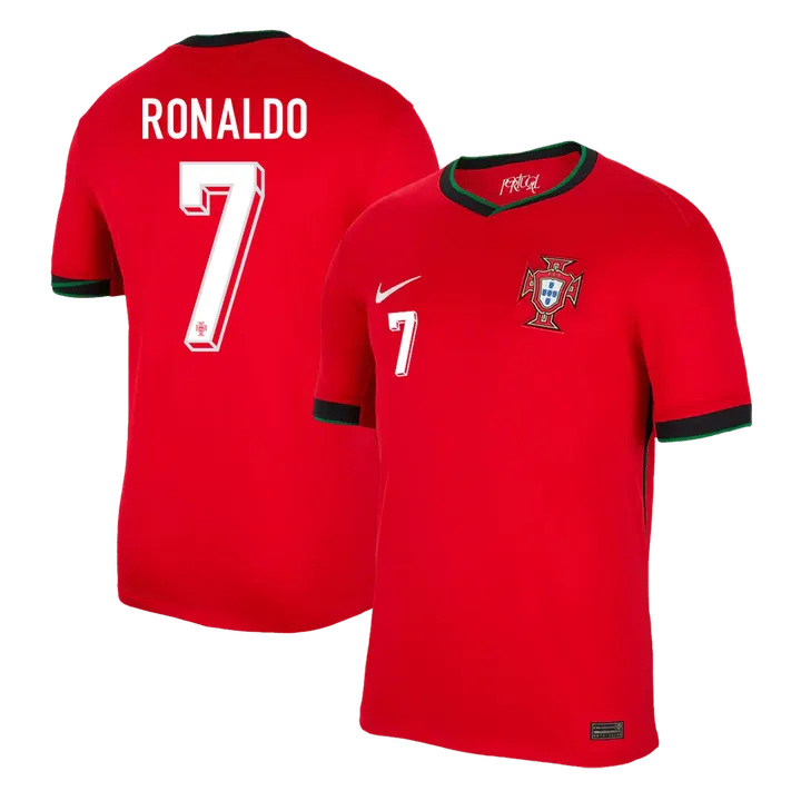 RONALDO #7 Portugal Home Soccer Jersey EURO