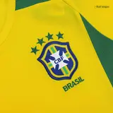 Retro Soccer Jersey CAFU #2 Brazil Home 2002/03