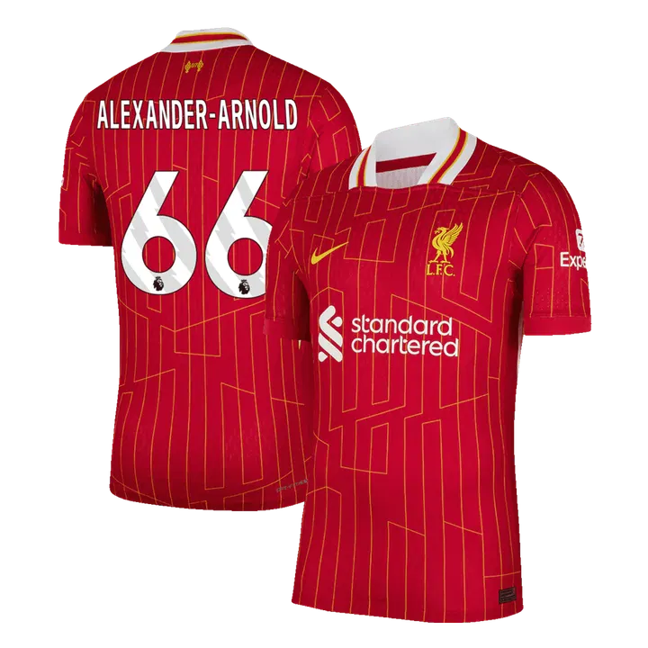 ALEXANDER-ARNOLD #66 Liverpool Home Player Version Jersey