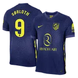 SØRLOTH #9 Atletico Madrid Away Player Version Jersey 2025/26