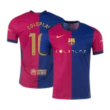 COLDPLAY #10 Barcelona Home Player Version Jersey