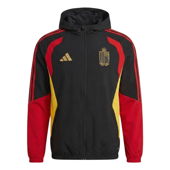Belgium Hoodie Jacket 2026 - Red&Black