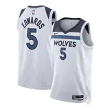 EDWARDS #5 Minnesota Timberwolves NBA Jersey - Association Edition