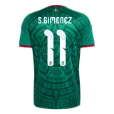 S.GIMENEZ #11 Mexico Home Soccer Jersey World Cup 2026