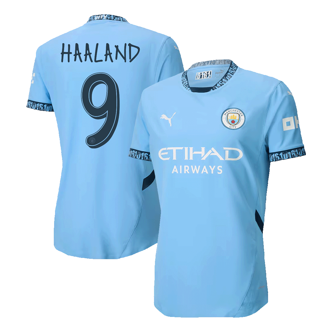HAALAND #9 Manchester City Home Player Version Jersey - UCL