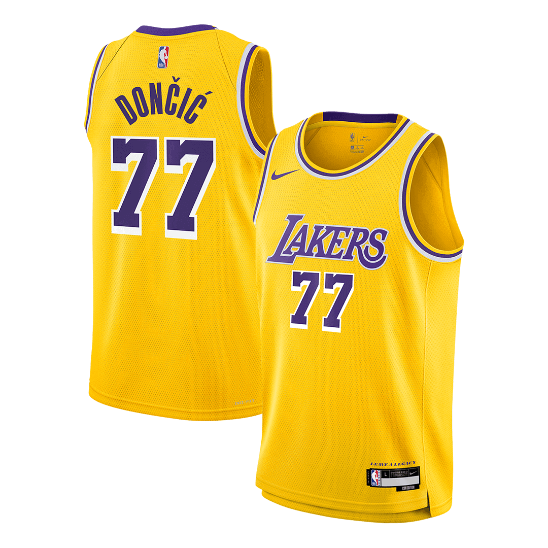 Dončić #77 Los Angeles Lakers Swingman NBA Jersey - Icon Edition