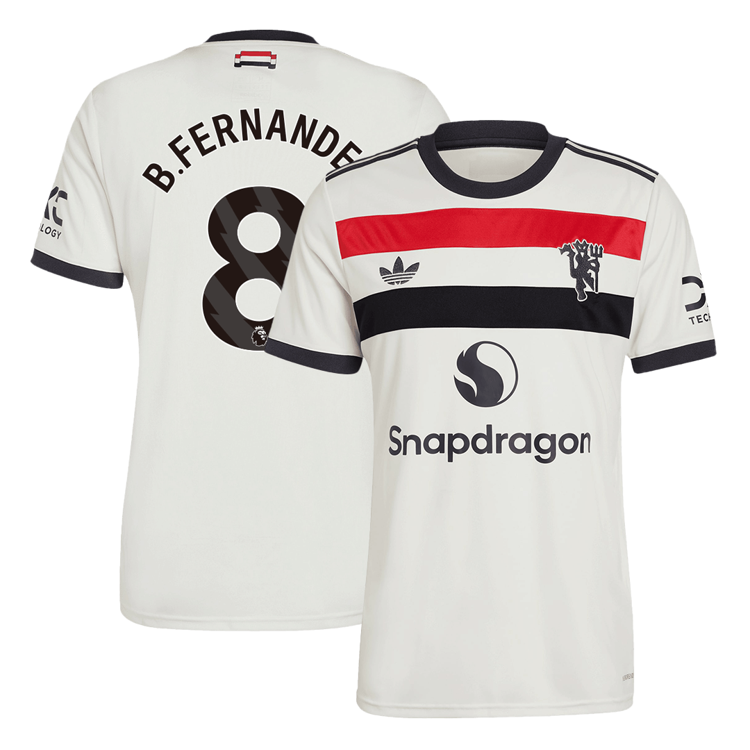 B.FERNANDES #8 Manchester United Third Away Soccer Jersey