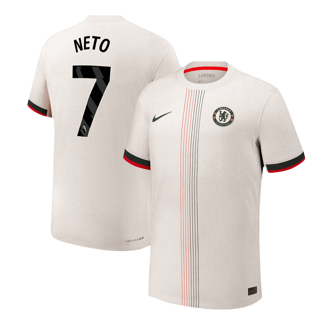 NETO #7 Chelsea Away Player Version Jersey 2025/26