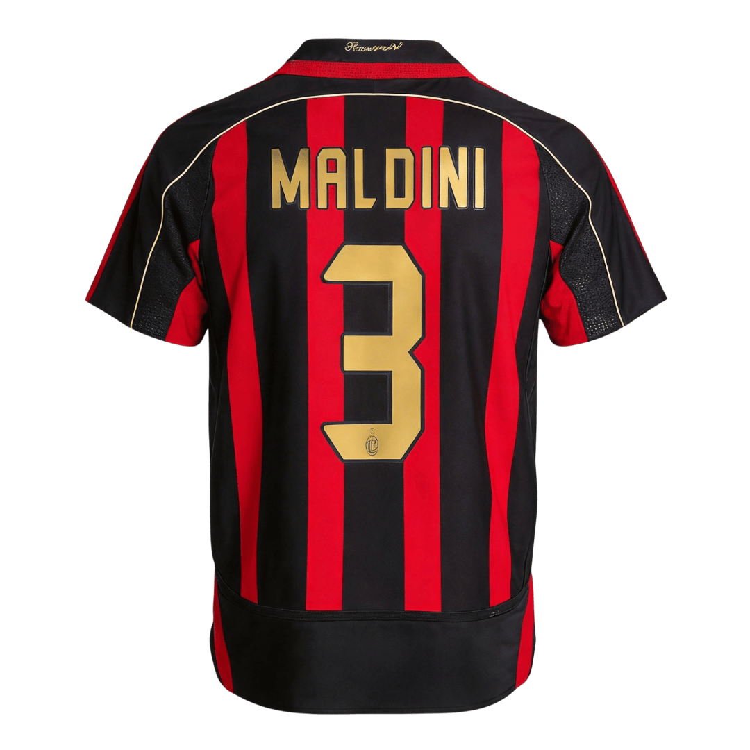 Retro Soccer Jersey MALDINI #3 AC Milan Home 2006/07