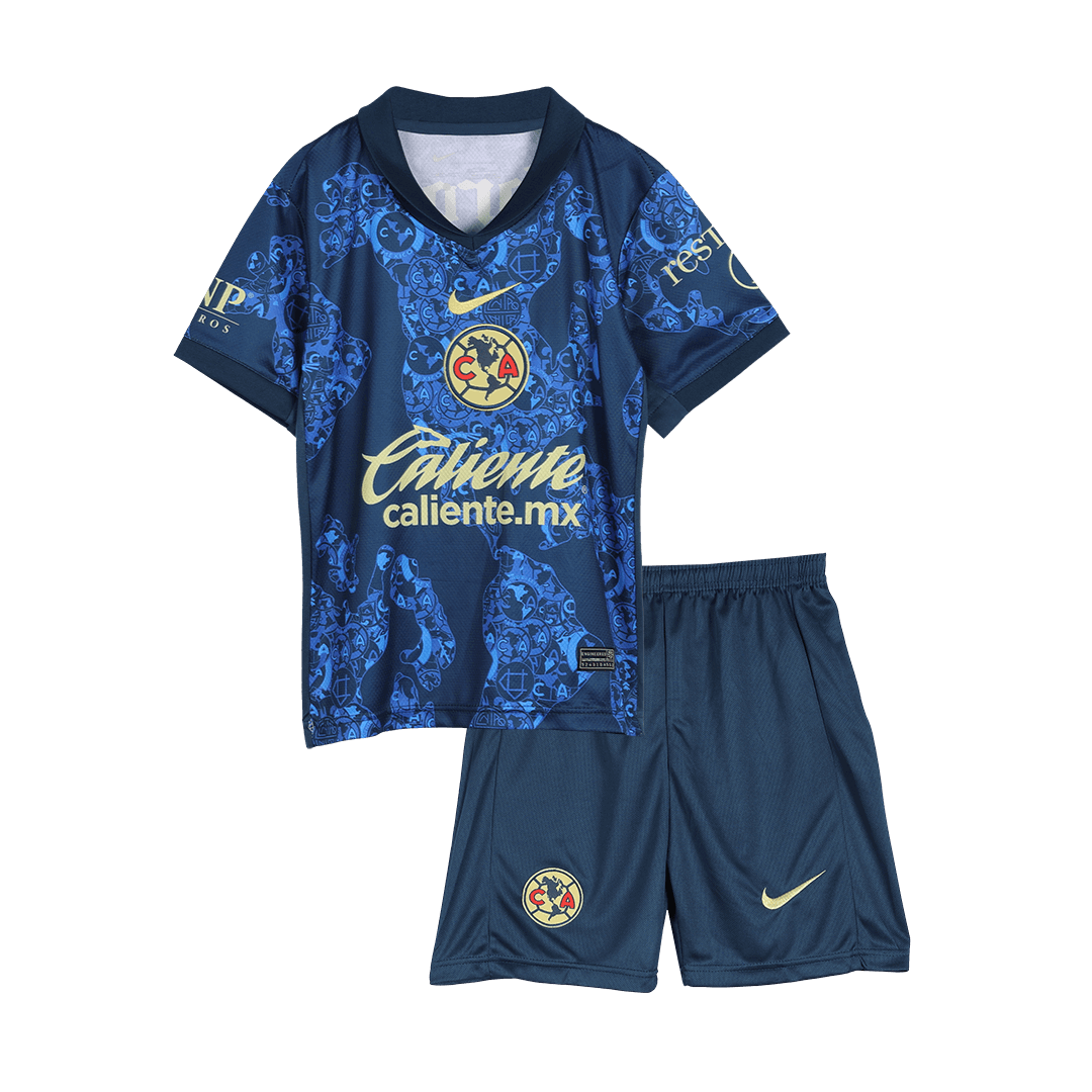 Club America Away  Kids Soccer Jerseys Kit