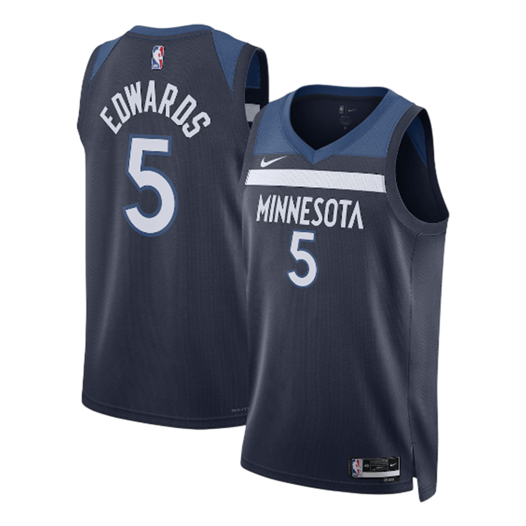 EDWARDS #5 Minnesota Timberwolves NBA Jersey - Icon Edition