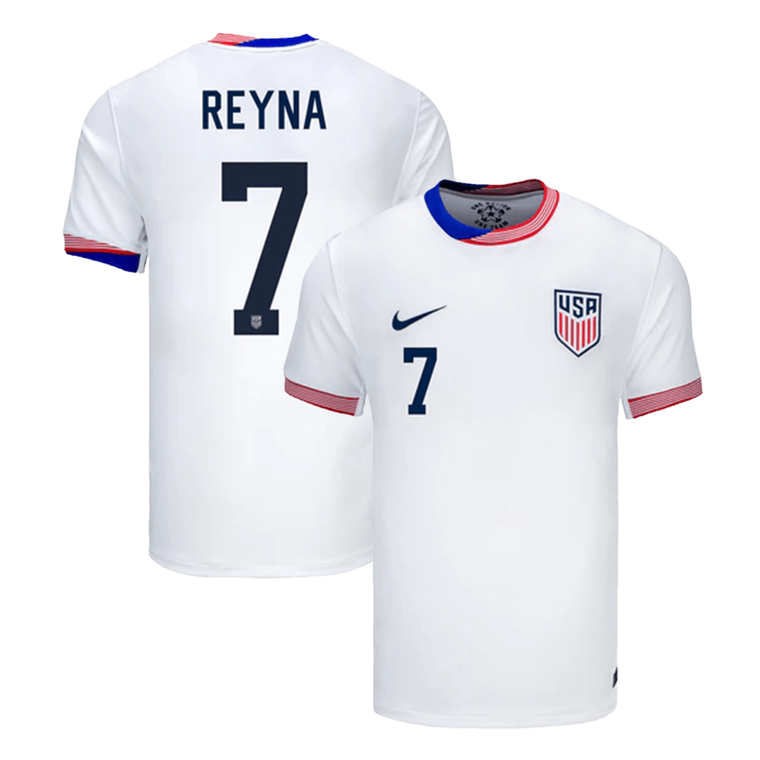 REYNA #7 USA Home Soccer Jersey Copa America