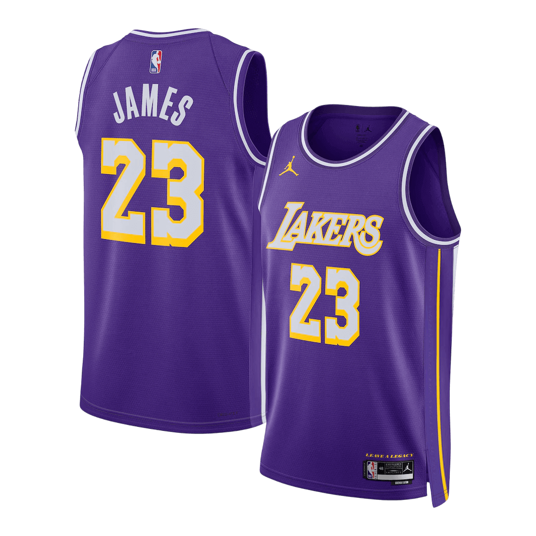 James #23 Los Angeles Lakers Swingman NBA Jersey - Statement Edition