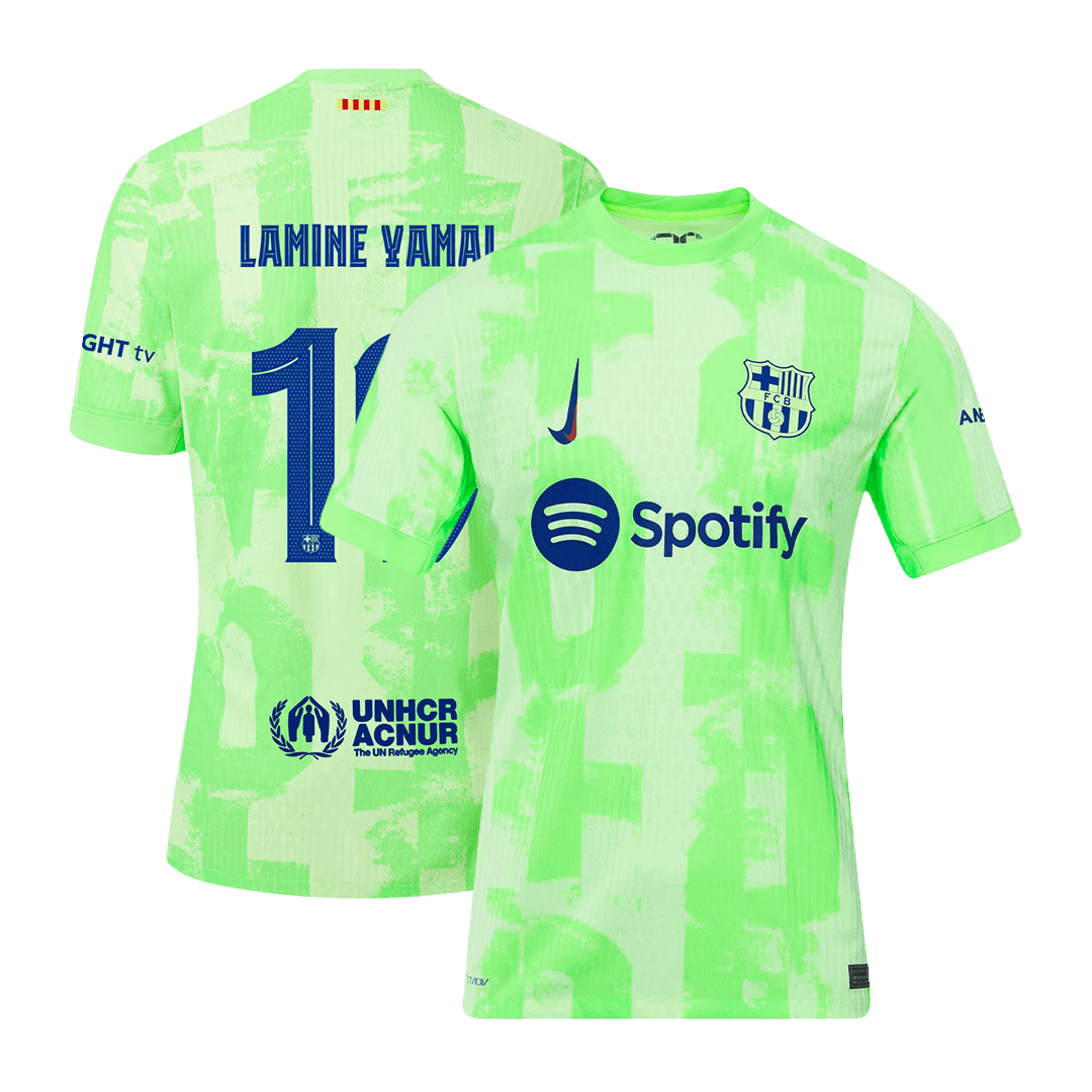 LAMINE YAMAL #19 Barcelona Third Away Player Version Jersey - UCL
