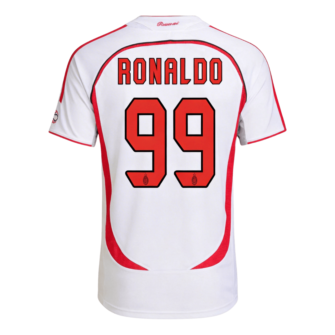 Retro Soccer Jersey RONALDO #99 AC Milan Away 2006/07 - UCL