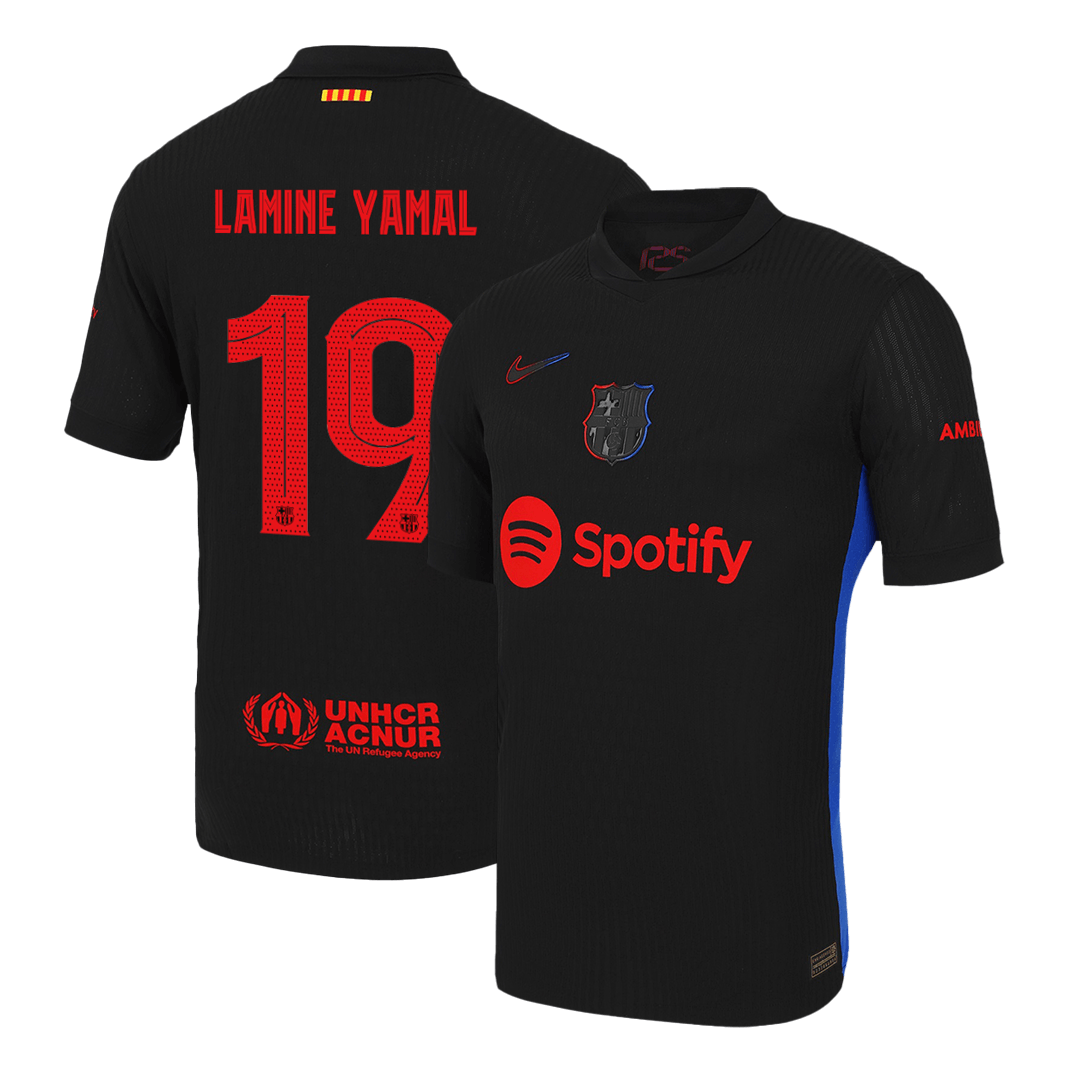 LAMINE YAMAL #19 Barcelona Away Player Version Jersey - UCL