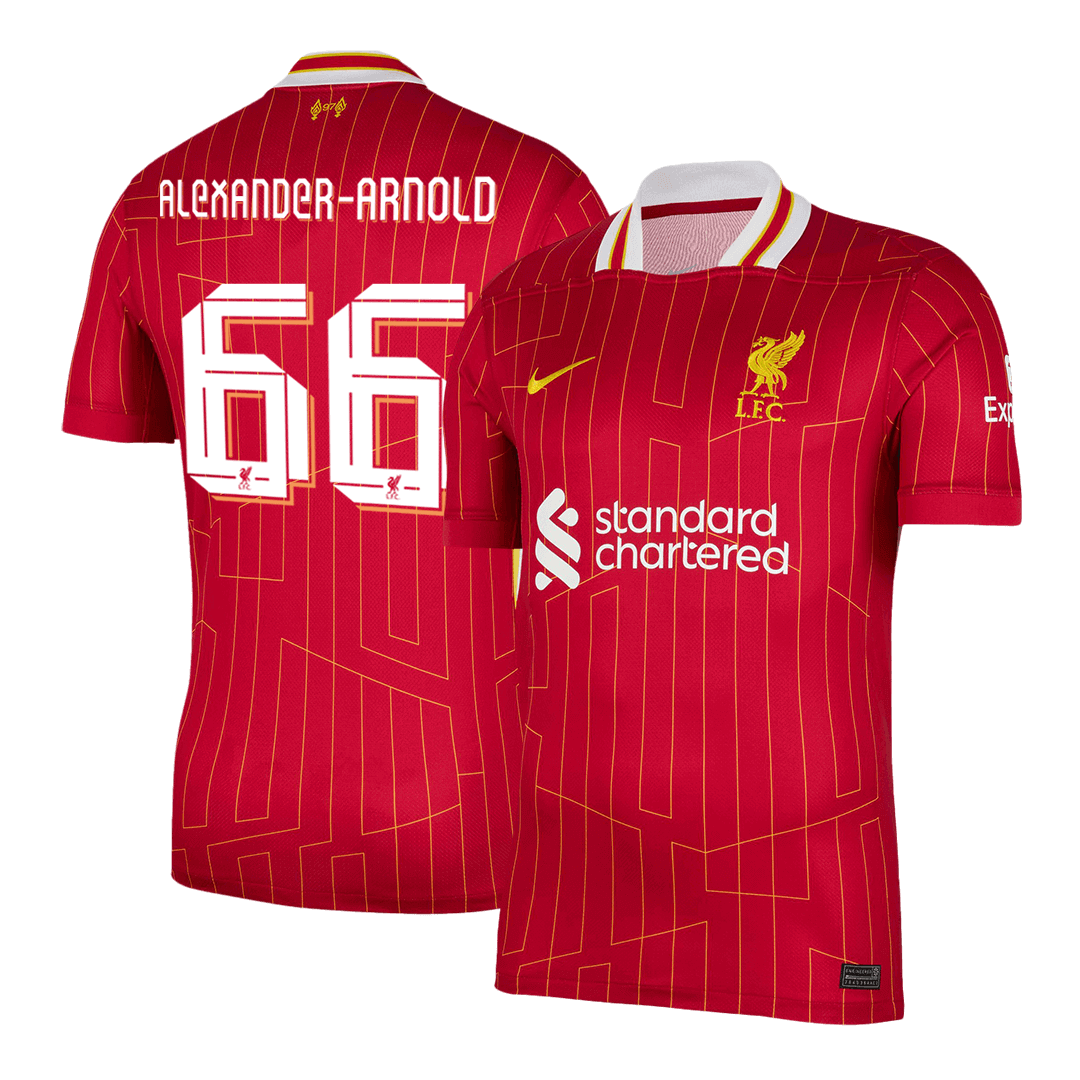 ALEXANDER-ARNOLD #66 Liverpool Home Soccer Jersey -UCL