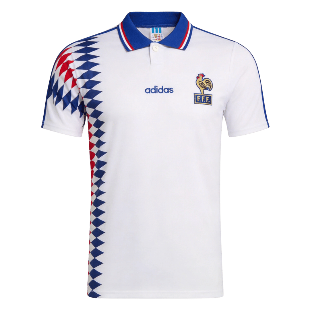 Maglia da calcio retrò Francia Trasferta 1994