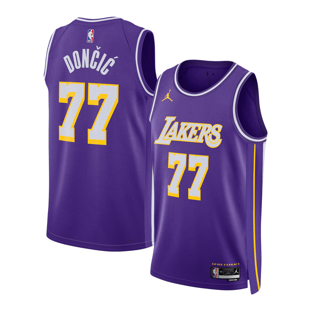 Dončić #77 Los Angeles Lakers Swingman NBA Jersey - Statement Edition