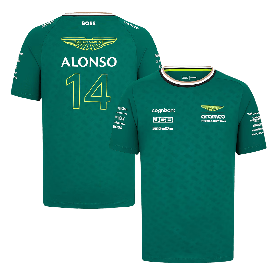 Fernando Alonso #14 Aston Martin Cognizant F1 Racing Team Shirt