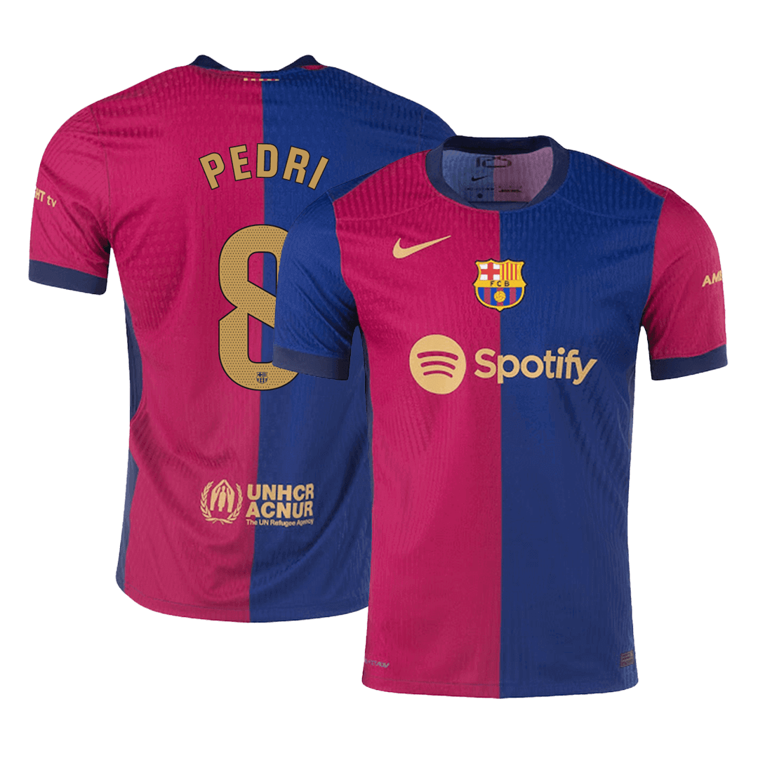 PEDRI #8 Barcelona Home Player Version Jersey