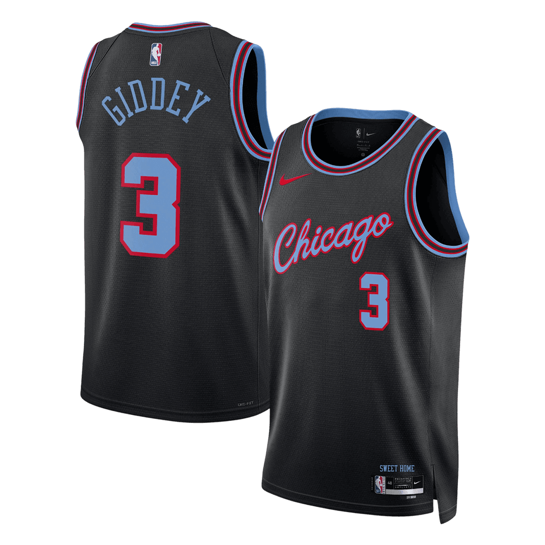 GIDDEY #3 New York Knicks Swingman NBA Jersey 2025/26 - City Edition