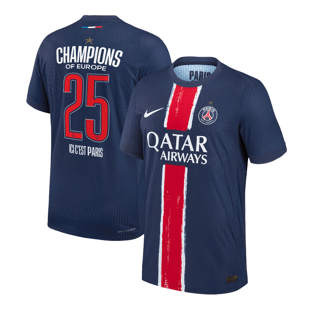CHAMPIONS #25 PSG Home Player Version Jersey