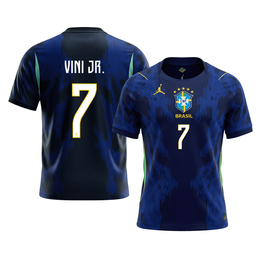 VINI JR. #7 Brazil Away Soccer Jersey World Cup 2026
