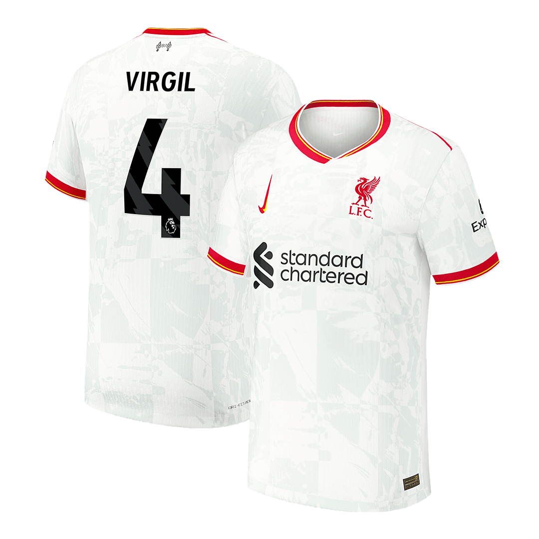 VIRGIL #4 Liverpool Third Away Player Version Jersey