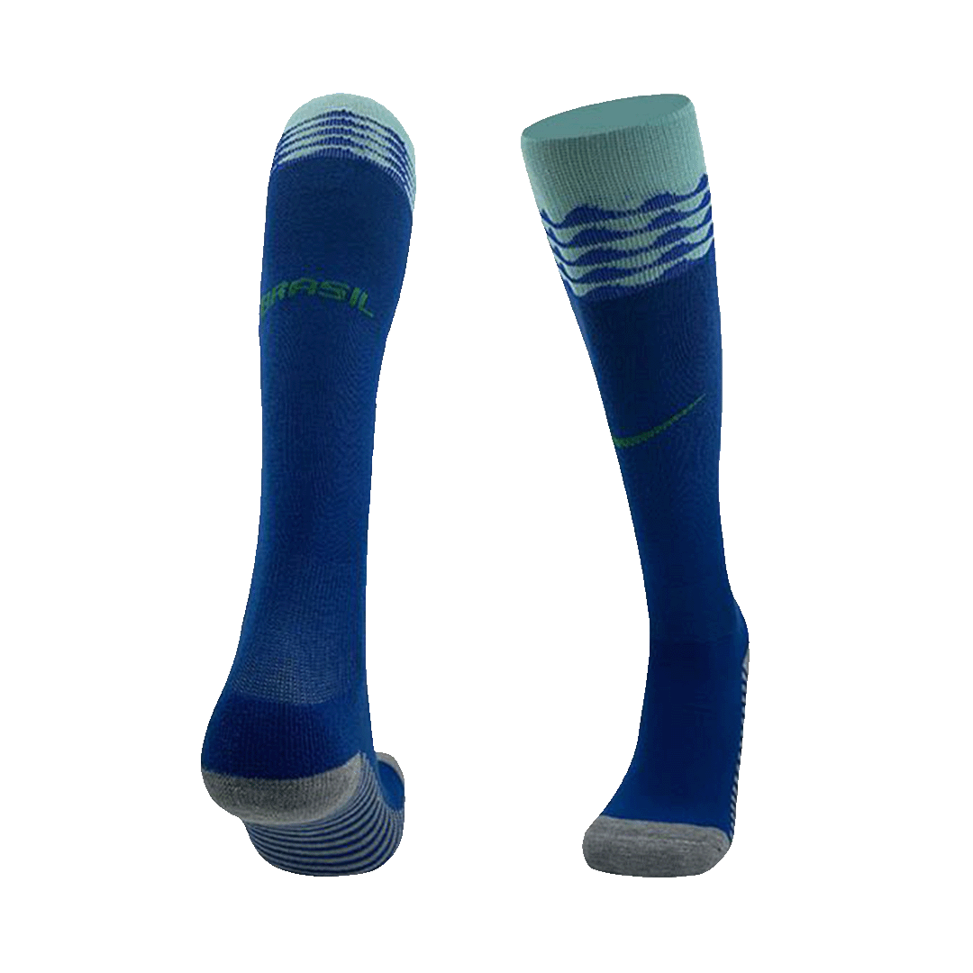 Brazil Away Soccer Socks Kids