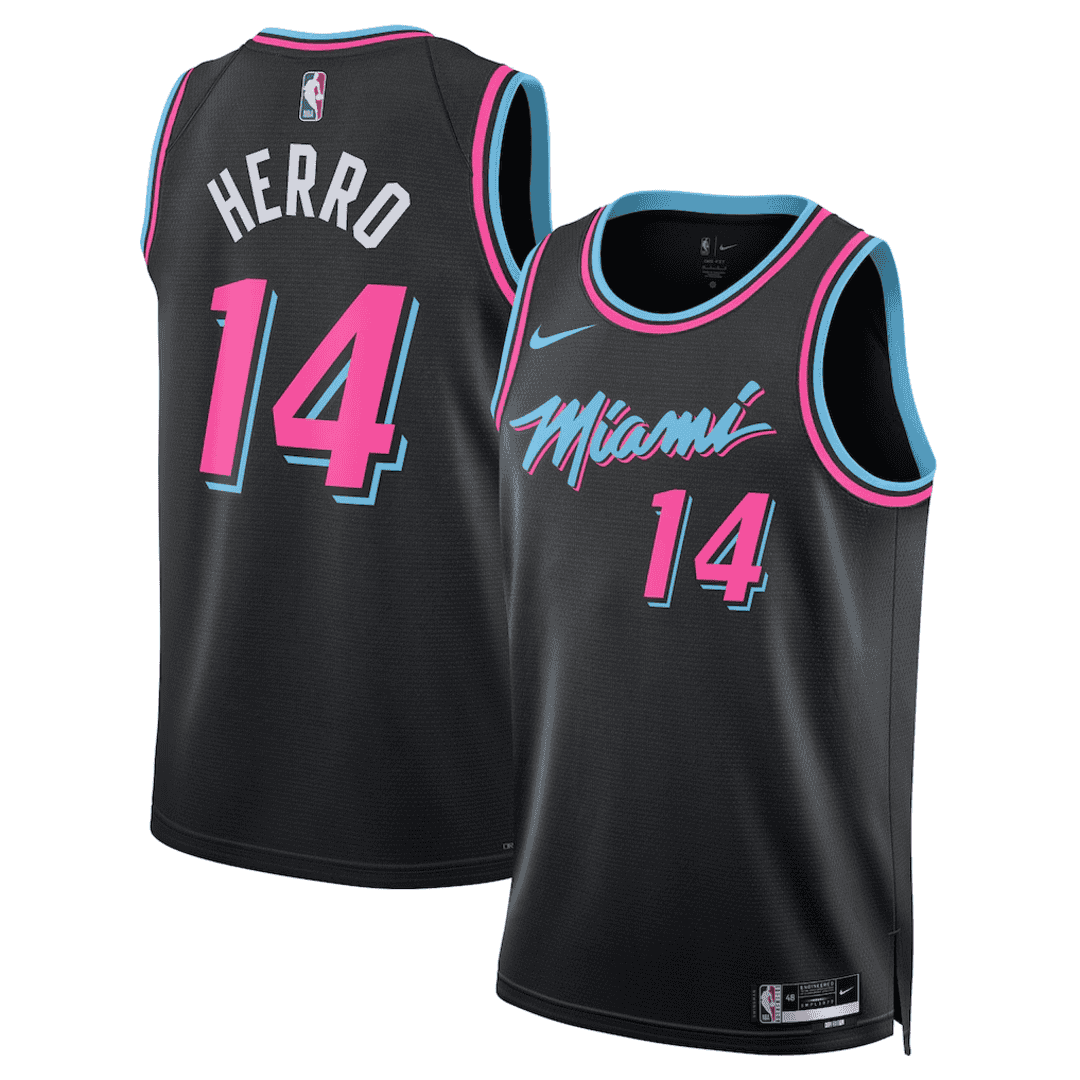 HERRO #14 Miami Heat Swingman NBA Jersey - City Edition