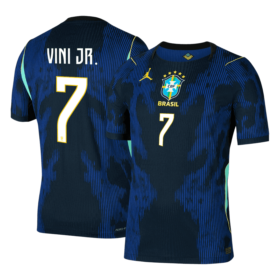 VINI JR. #7 Brazil Away Player Version Jersey World Cup 2026