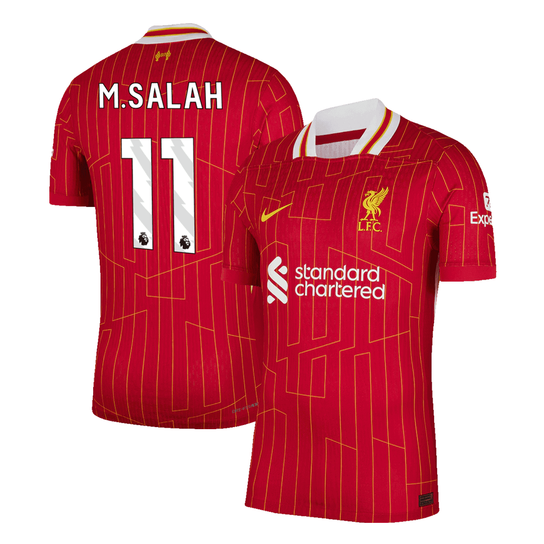 M.SALAH #11 Liverpool Home Player Version Jersey