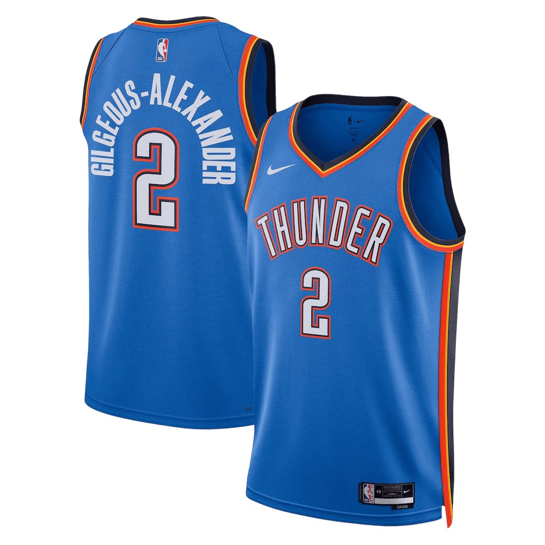 Gilgeous-Alexander #2 Oklahoma City Thunder Swingman NBA Jersey - Icon Edition