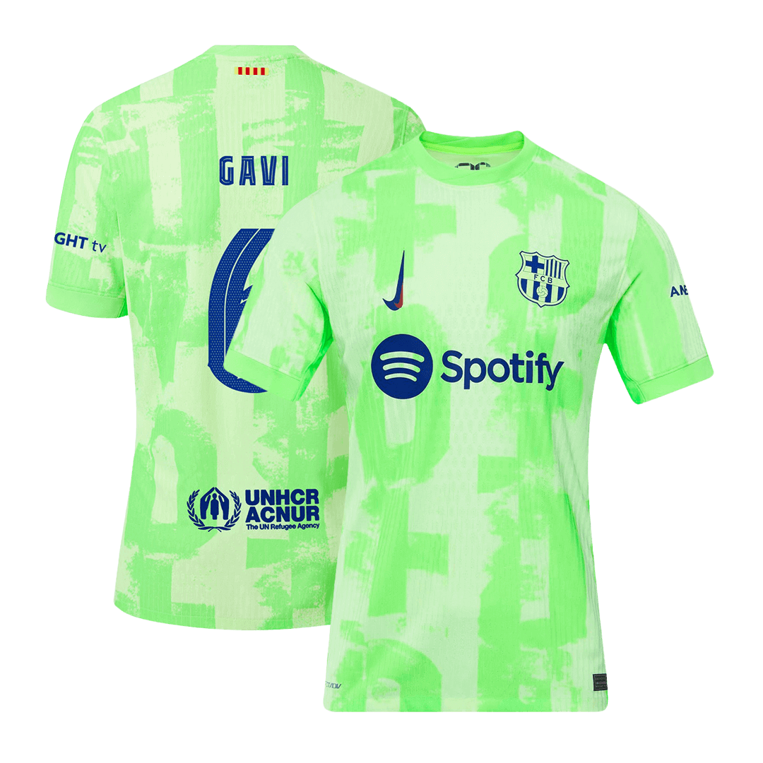 GAVI #6 Barcelona Third Away Player Version Jersey - UCL