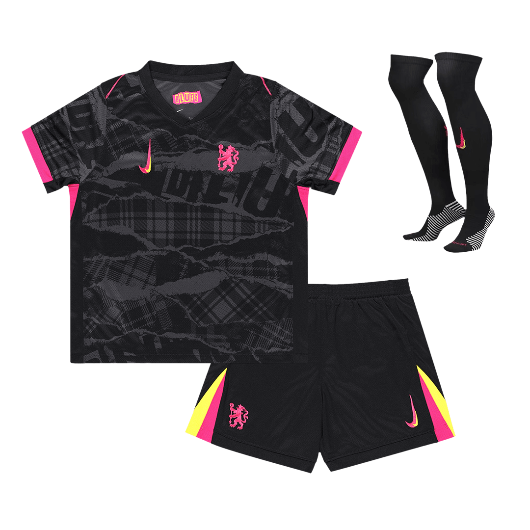Chelsea Third Away Kids Soccer Jerseys Full Kit