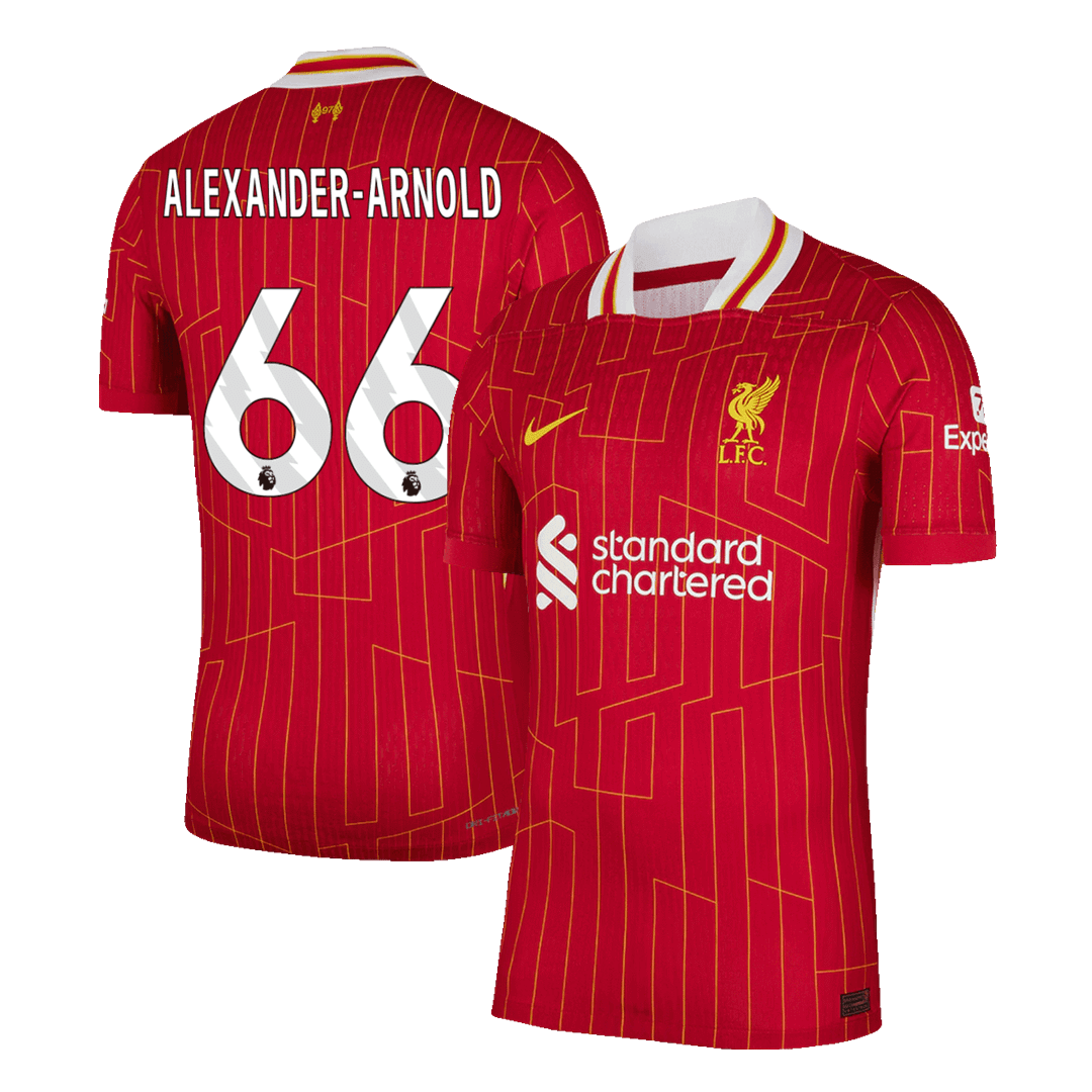 ALEXANDER-ARNOLD #66 Liverpool Home Player Version Jersey