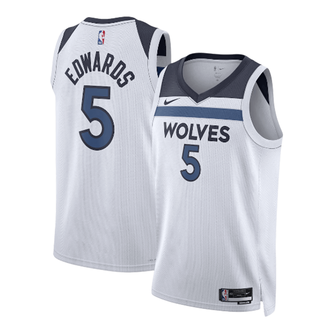 EDWARDS #5 Minnesota Timberwolves NBA Jersey - Association Edition