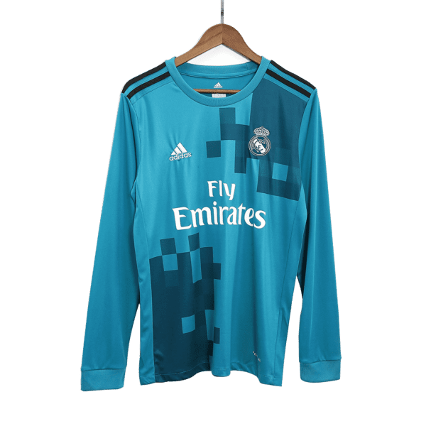 Vintage Soccer Jersey Real Madrid Third Away Long Sleeve 2017/18
