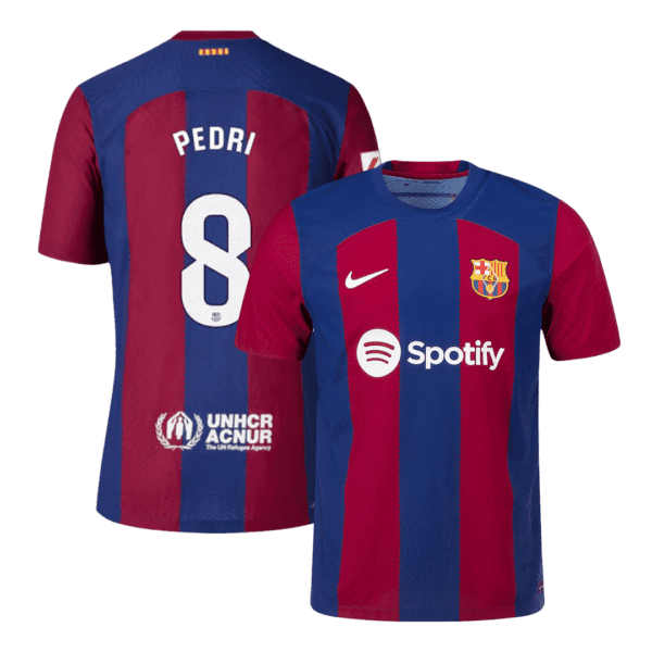 PEDRI #8 Barcelona Home Authentic Jersey 2023/24