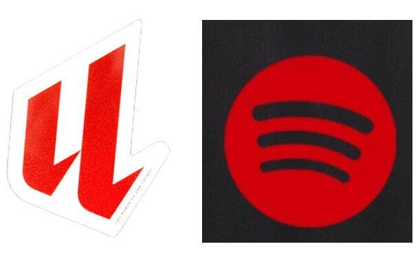 24/25 La Liga Badge & Spotify Logo Sans Texte (Rouge) & AMBILIGHT tv
