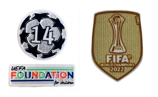 Insignias UCL 14 & Fundación UEFA & CWC Champions 2022