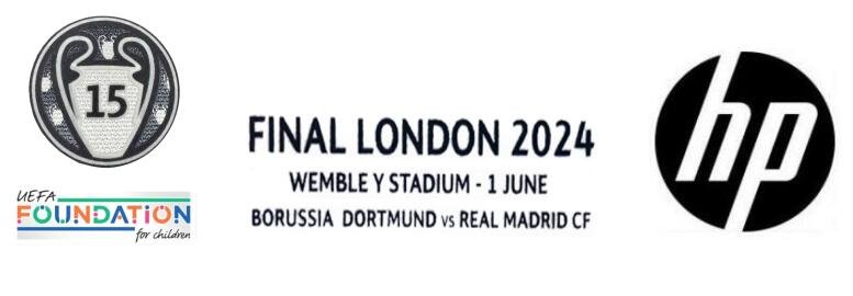 FINAL LONDRES 2024 & UCL Campeón 15 & Fundación UEFA & Patrocinador HP